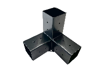 Metal corner bracket for pergola structure