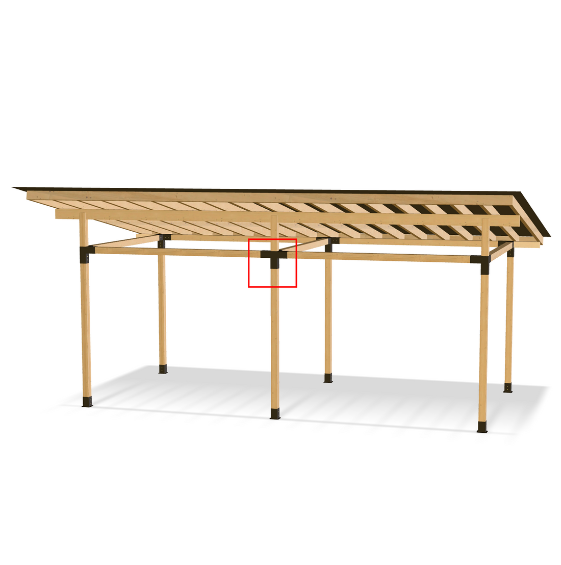 4-way Extender Bracket for Canopy (95x95mm lumber).