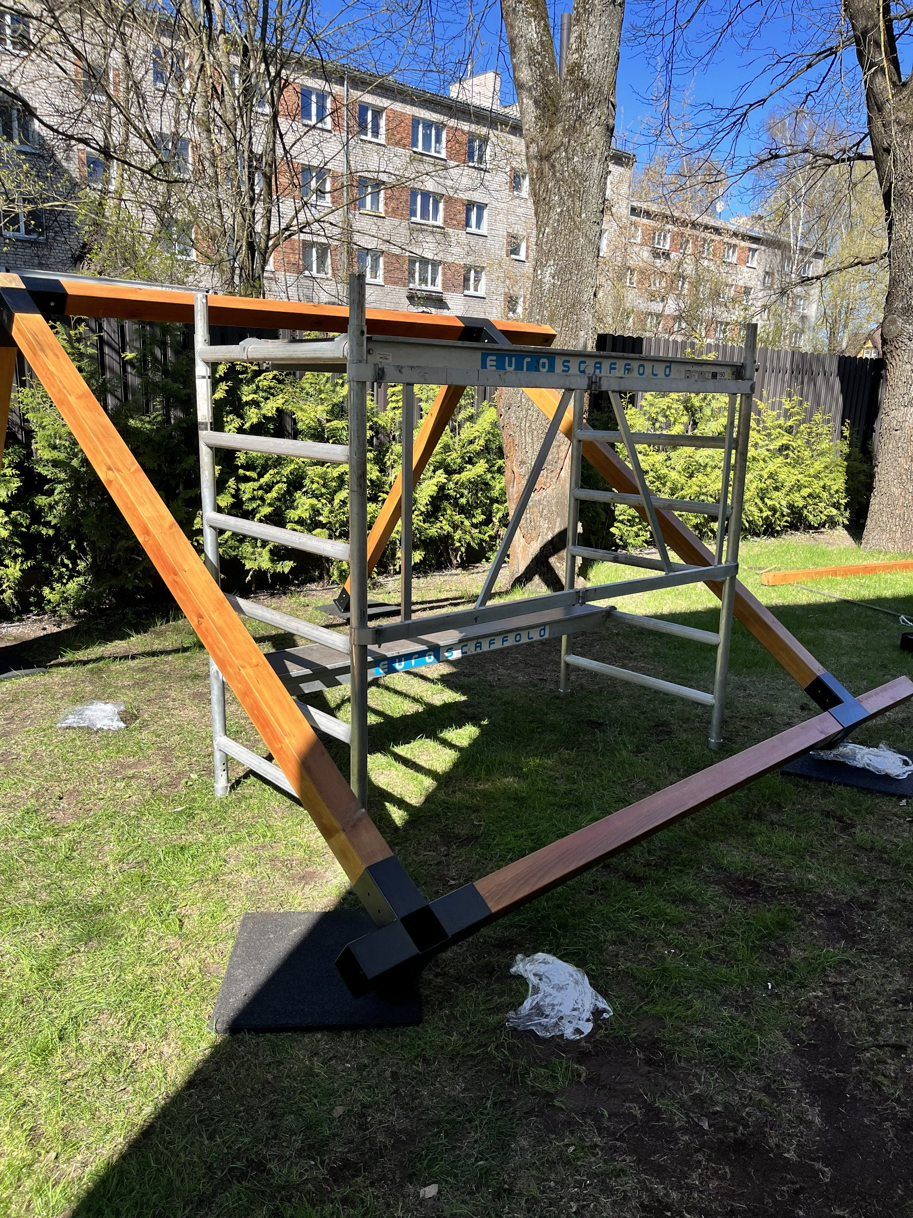 Modulāra "Saliec pats" nojume, 6mx4m