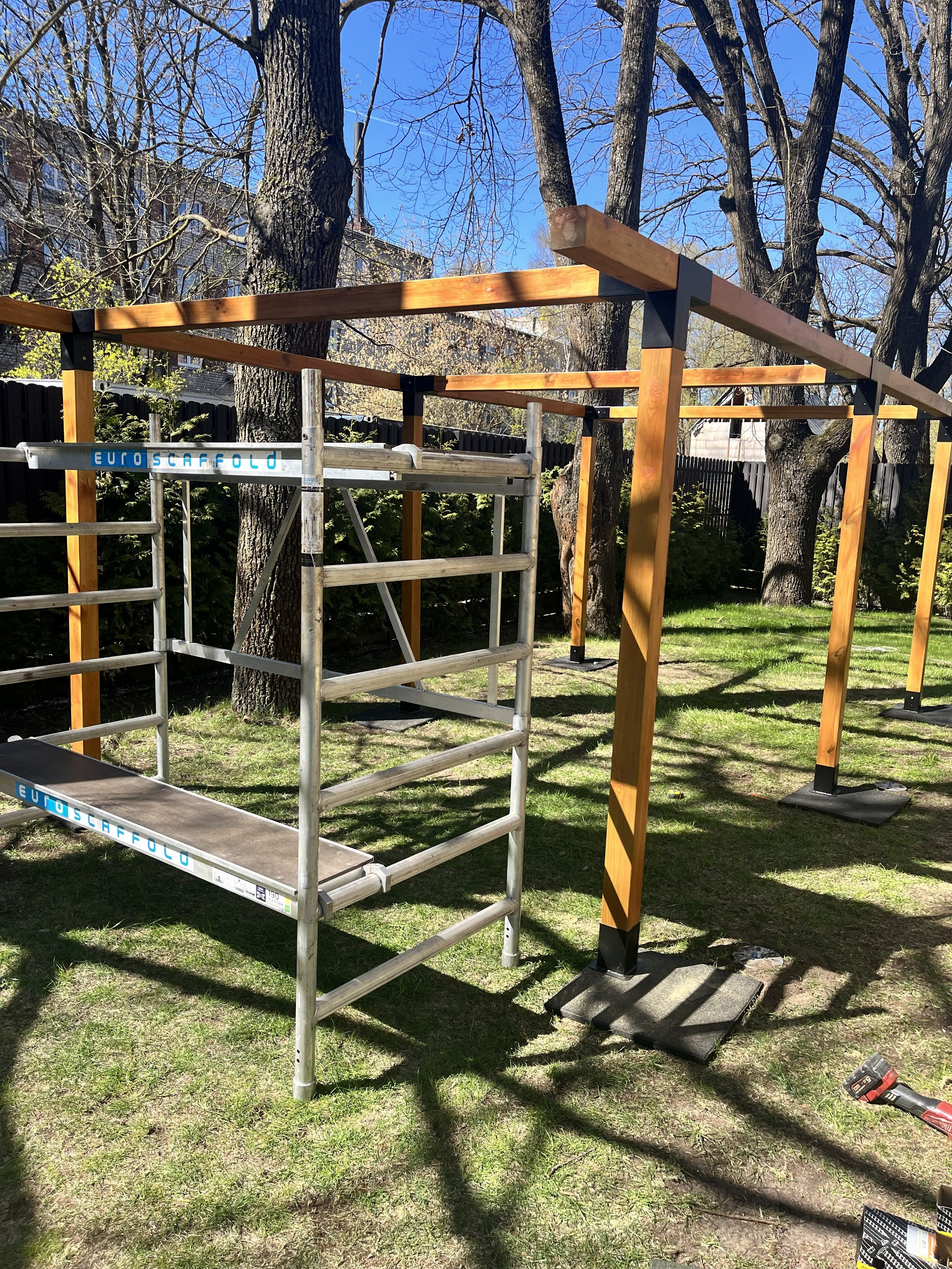 Modulāra "Saliec pats" nojume, 6mx4m