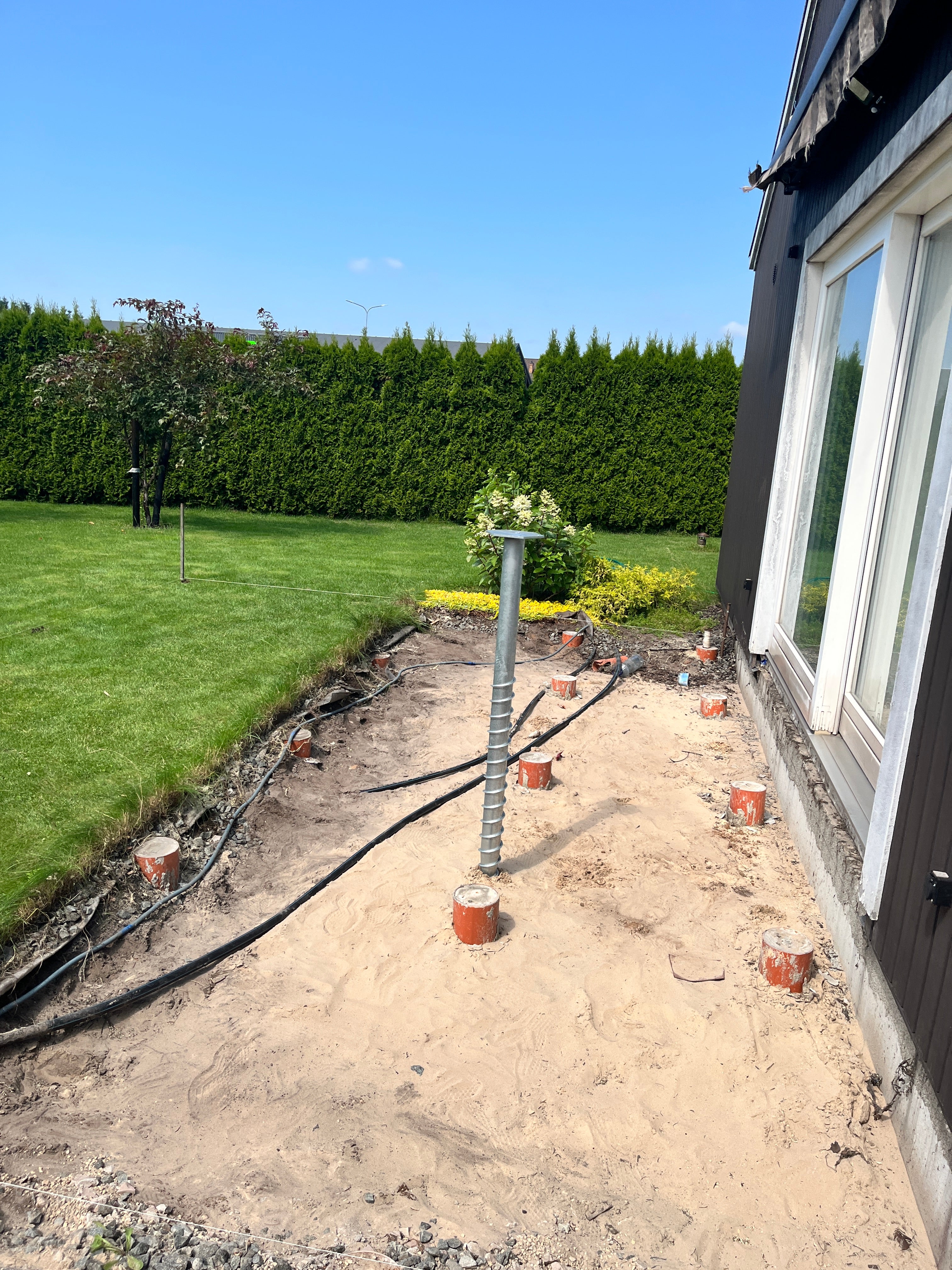 Composite (WPC) terrace deck 6mx4,5m