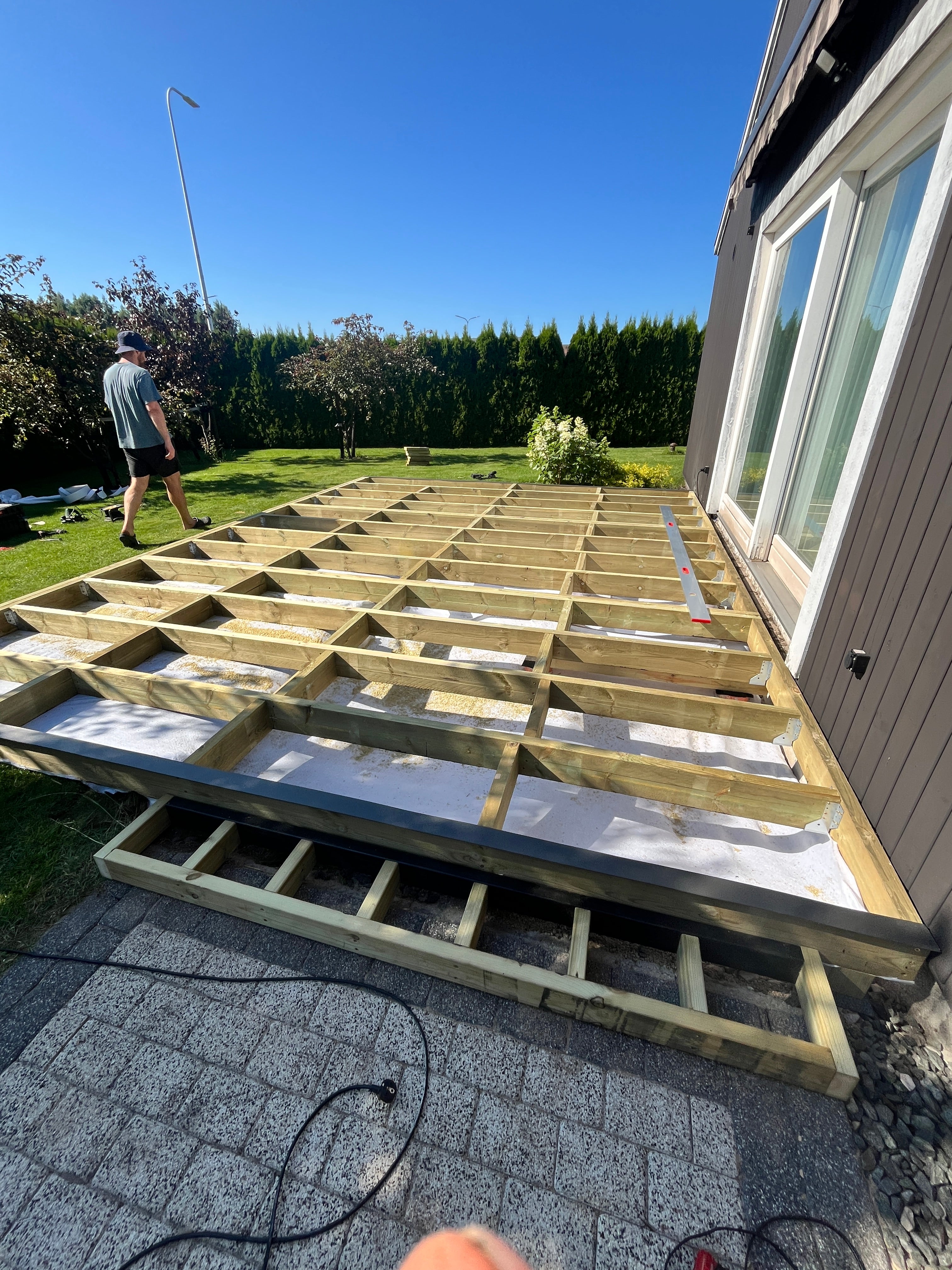 Composite (WPC) terrace deck 6mx4,5m