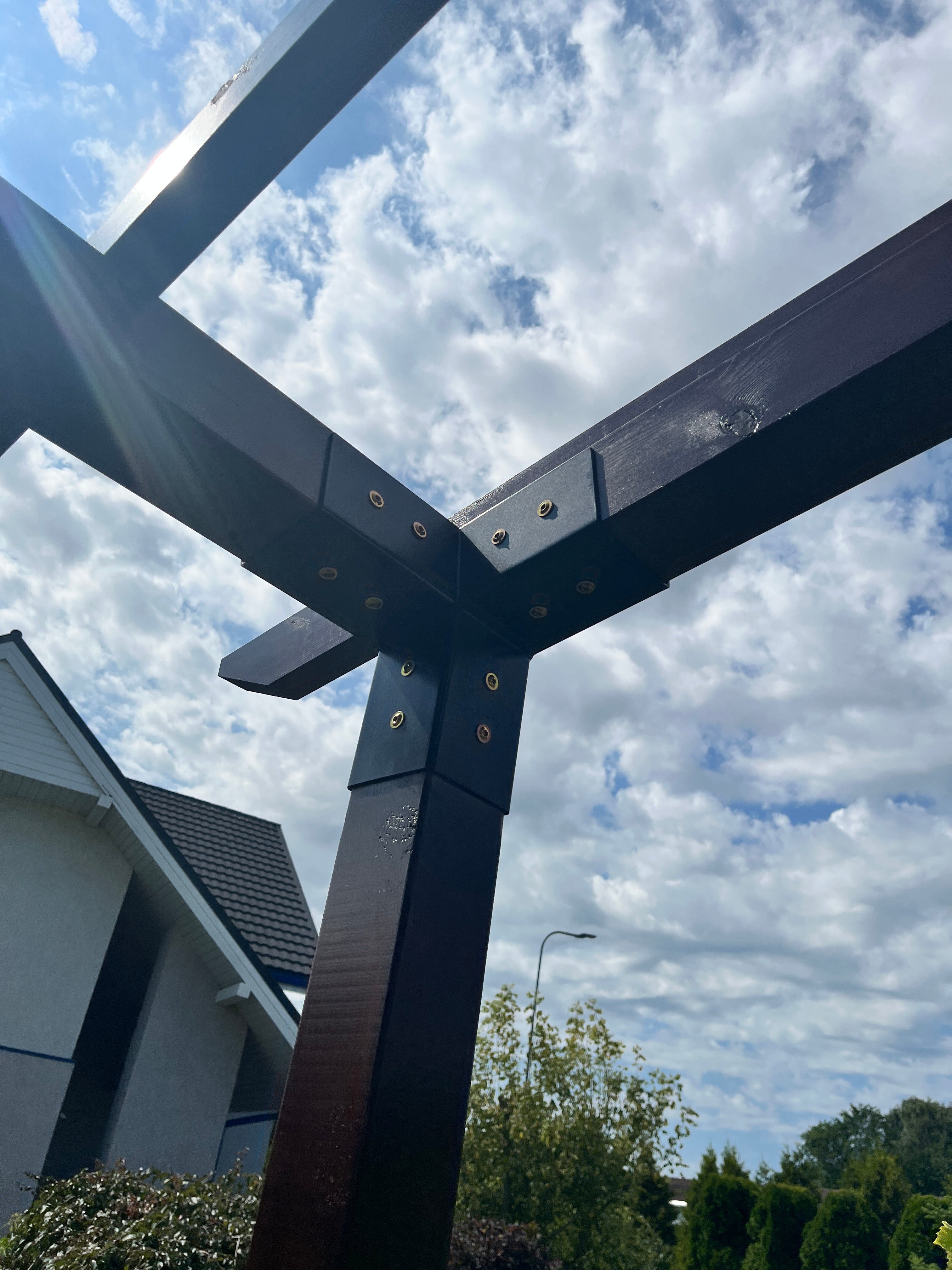 Modulāra "Saliec pats" Pergola, 4,5mx2,5m