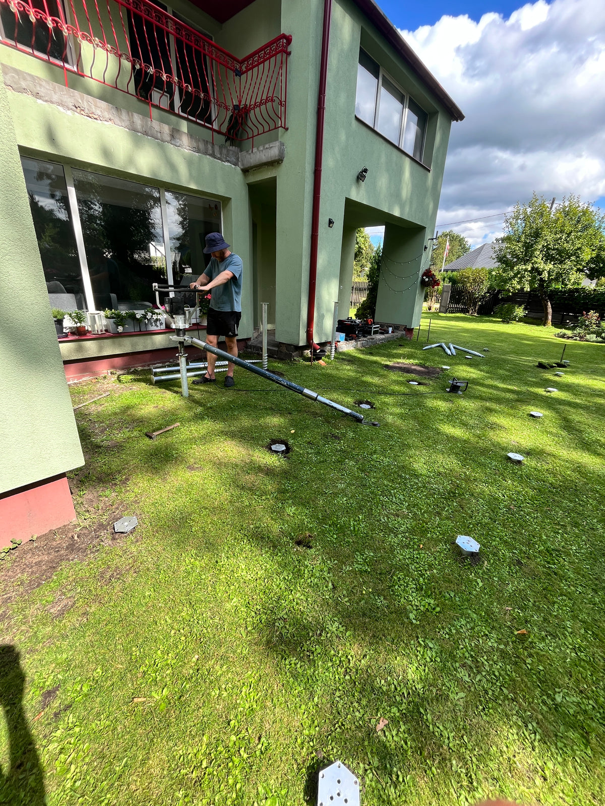 Terrace deck 10mx6m with steps