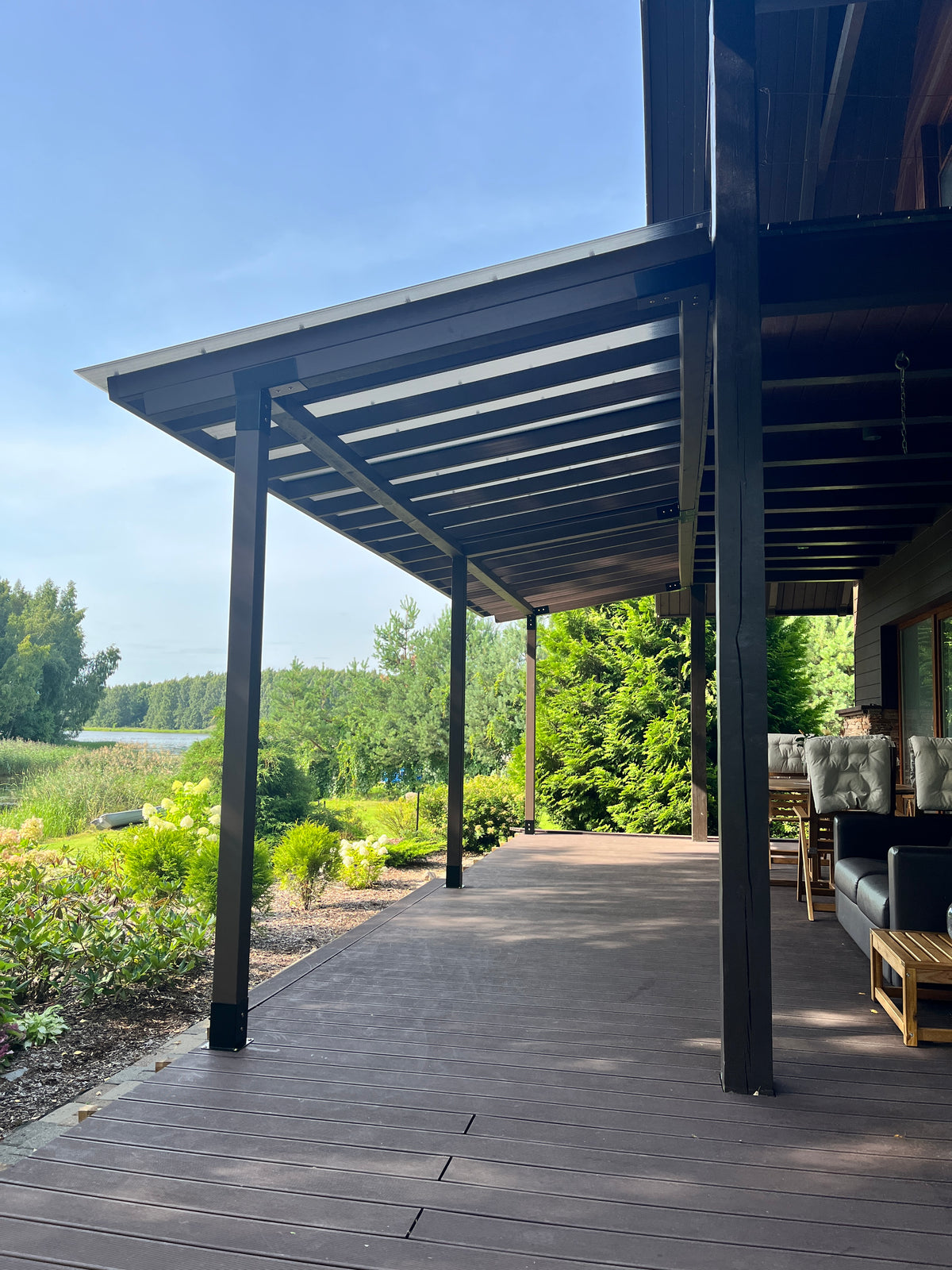 Modular  Wall mounted Canopy DIY,  7,5mx2,5m