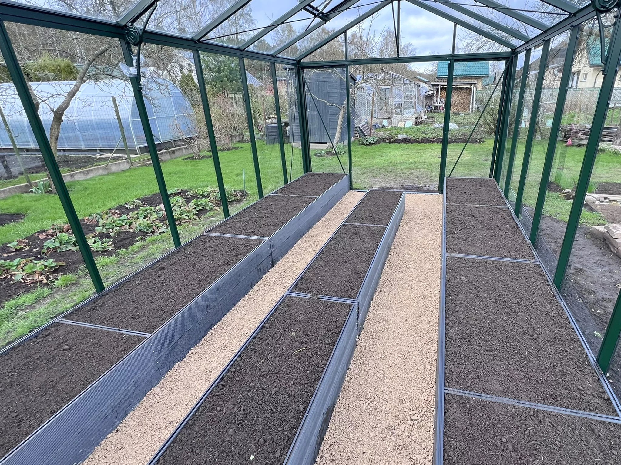 Greenhouse and Garden Raised Beds (Composite WPC).