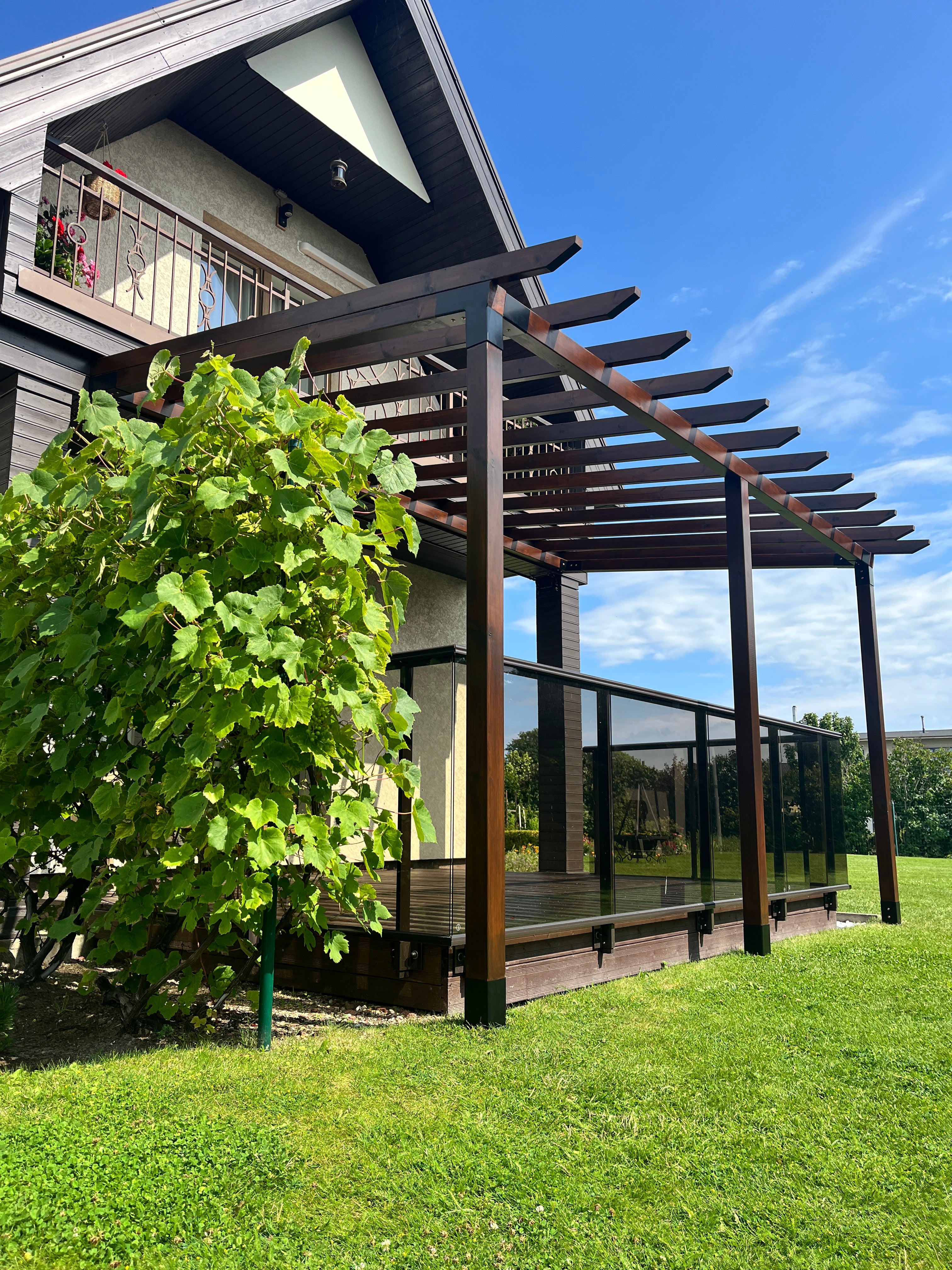 Modulāra "Saliec pats" Pergola, 4,5mx2,5m