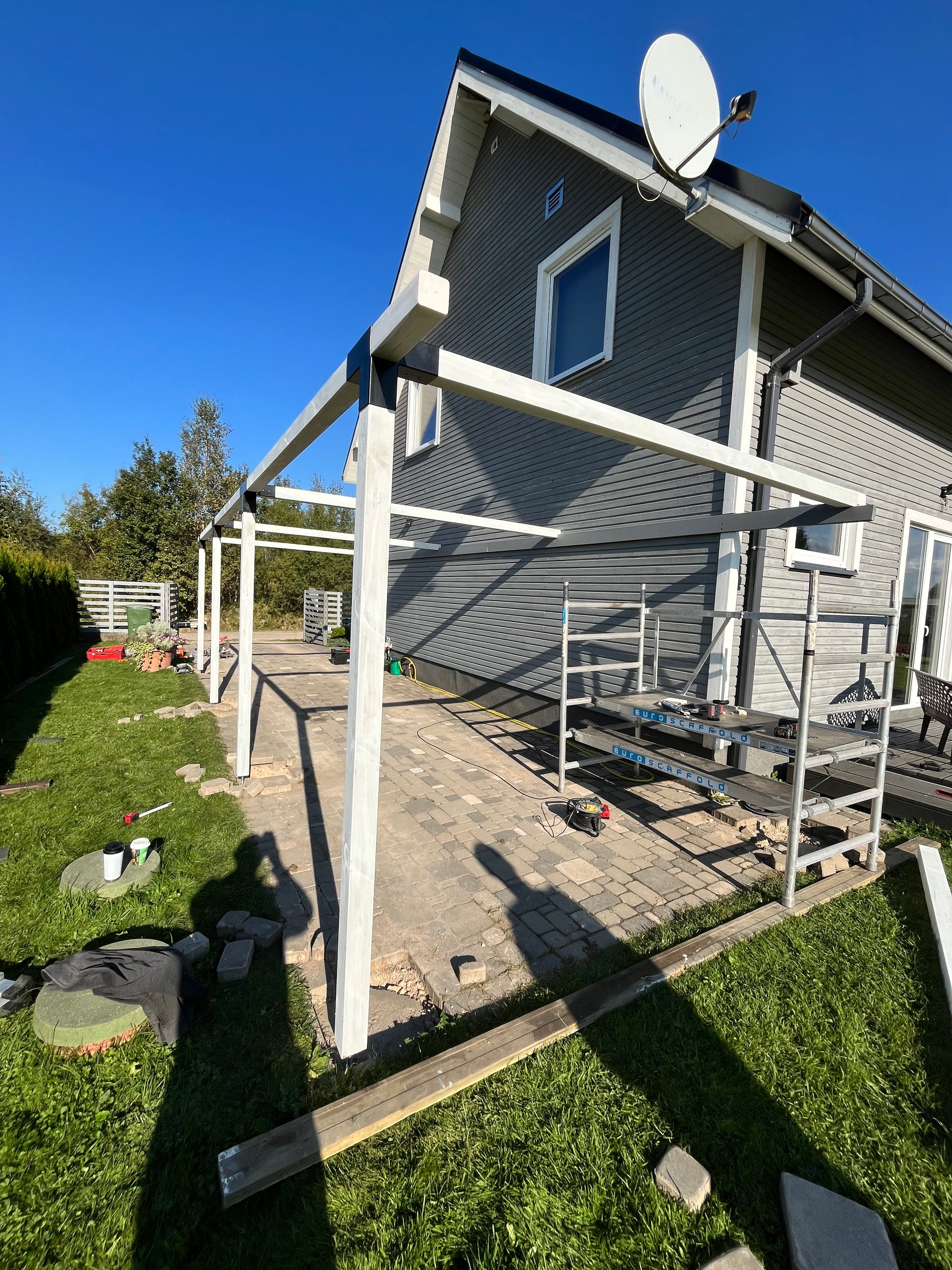 Modular carport 10mx4m.