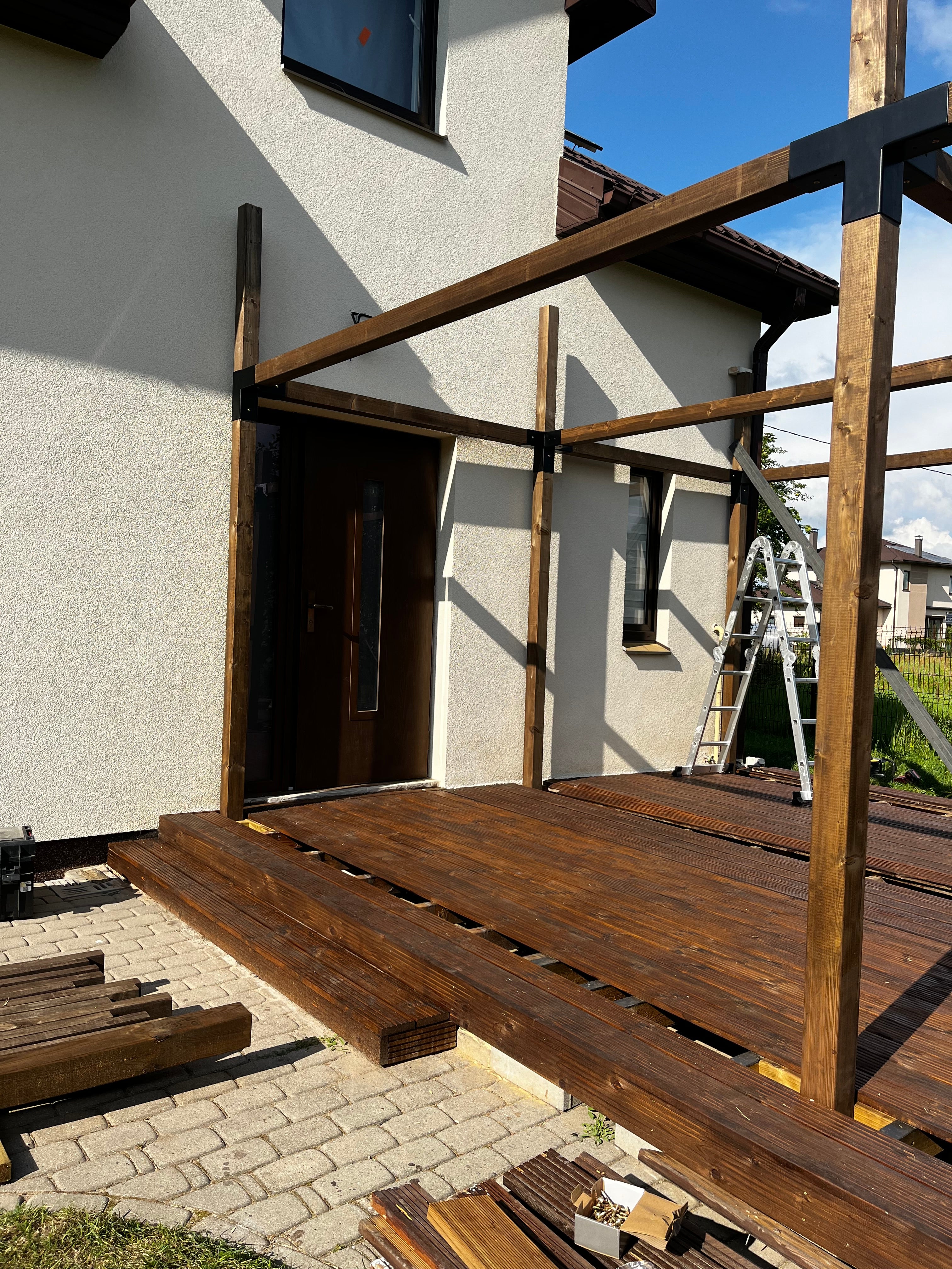 3-way Corner Bracket for Canopy (95x95mm lumber).