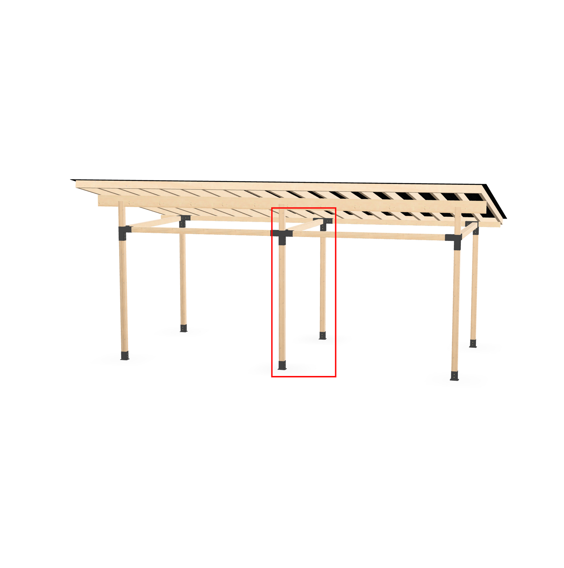 Canopy Extender Kit(95x95mm lumber).