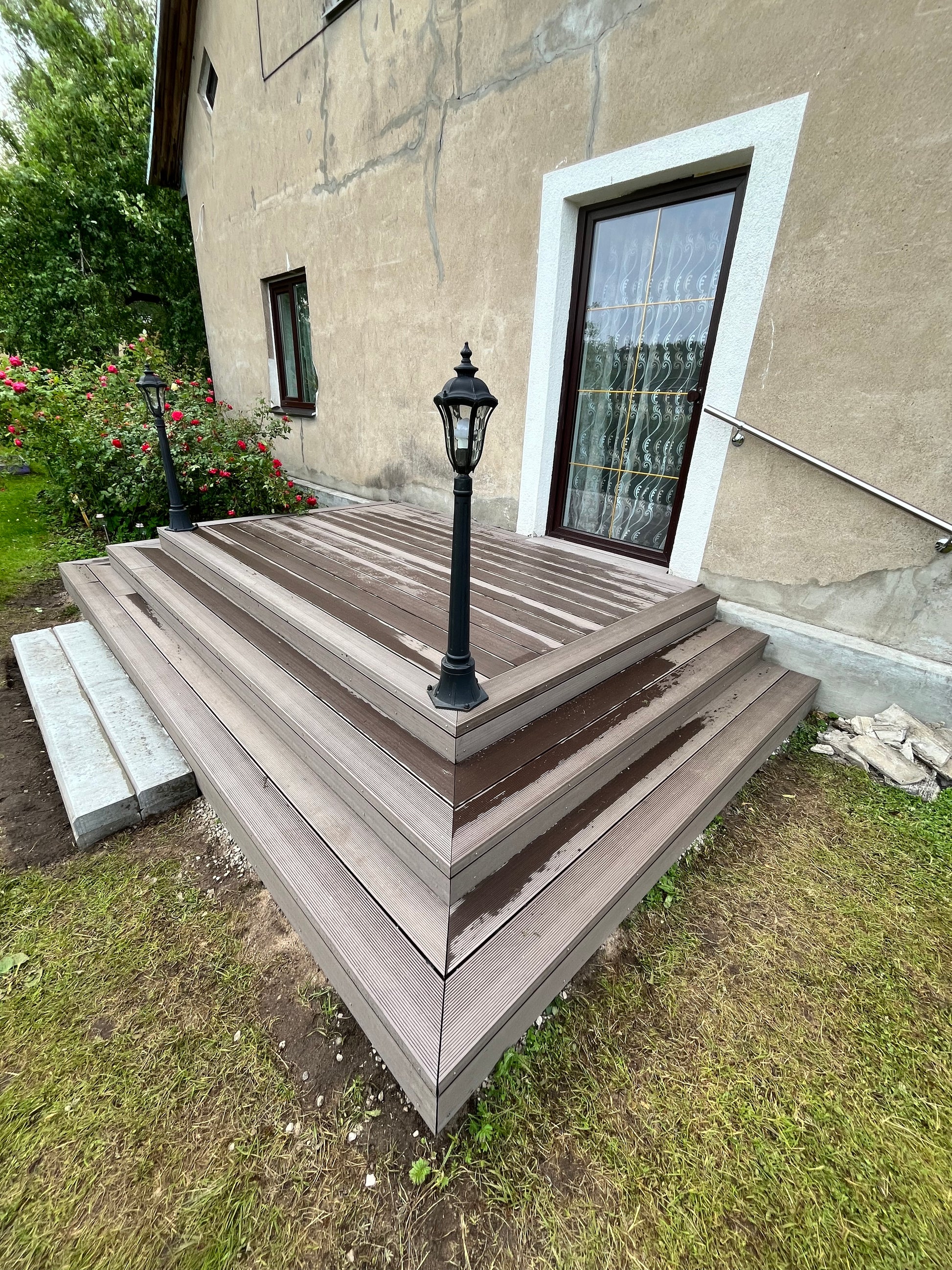 WPC terrace board ART-5 (148mmx24mm).