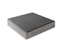 Square concrete block used for terrace decks