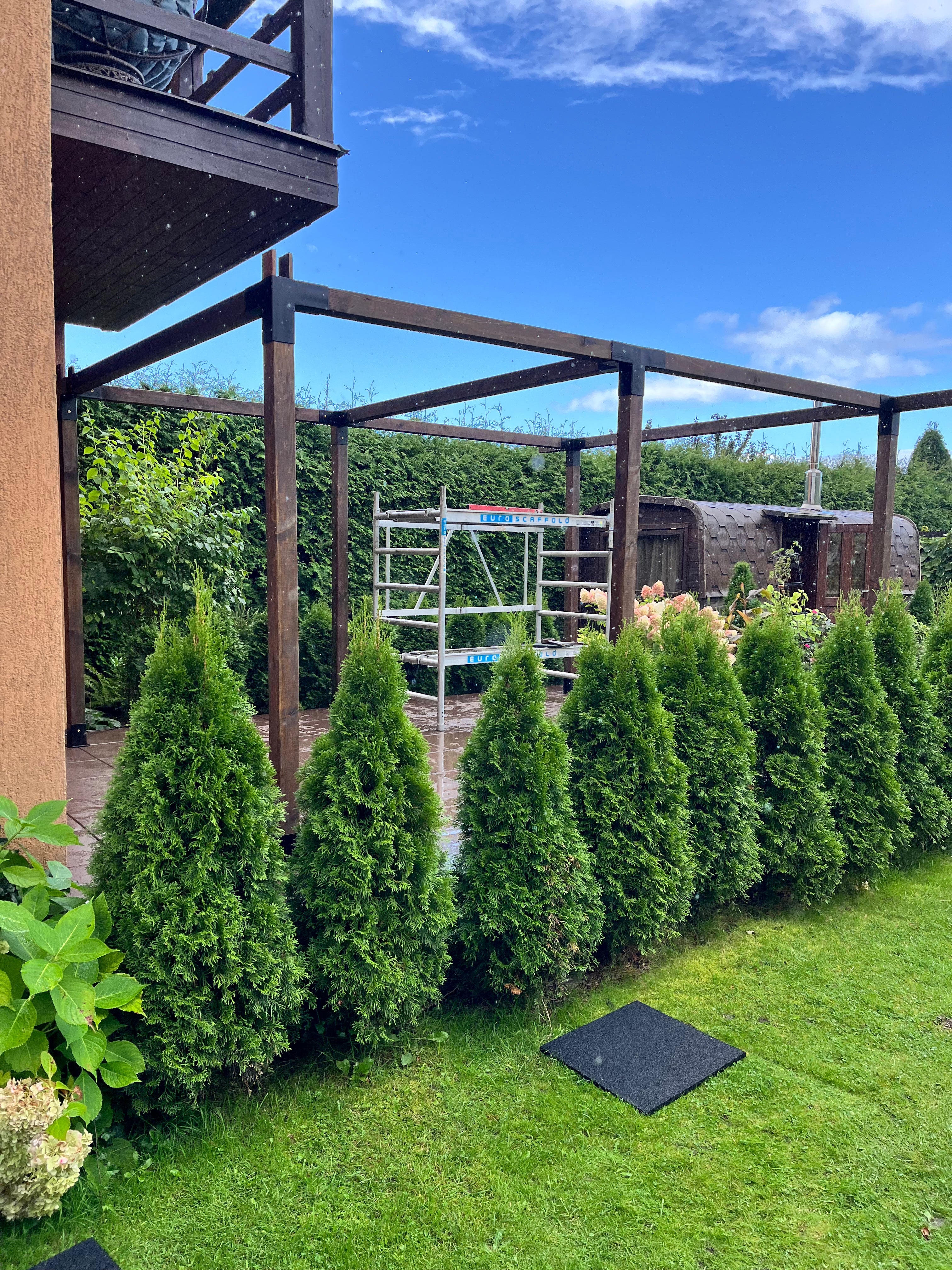 Modular canopy DIY,  7,4mx4m.