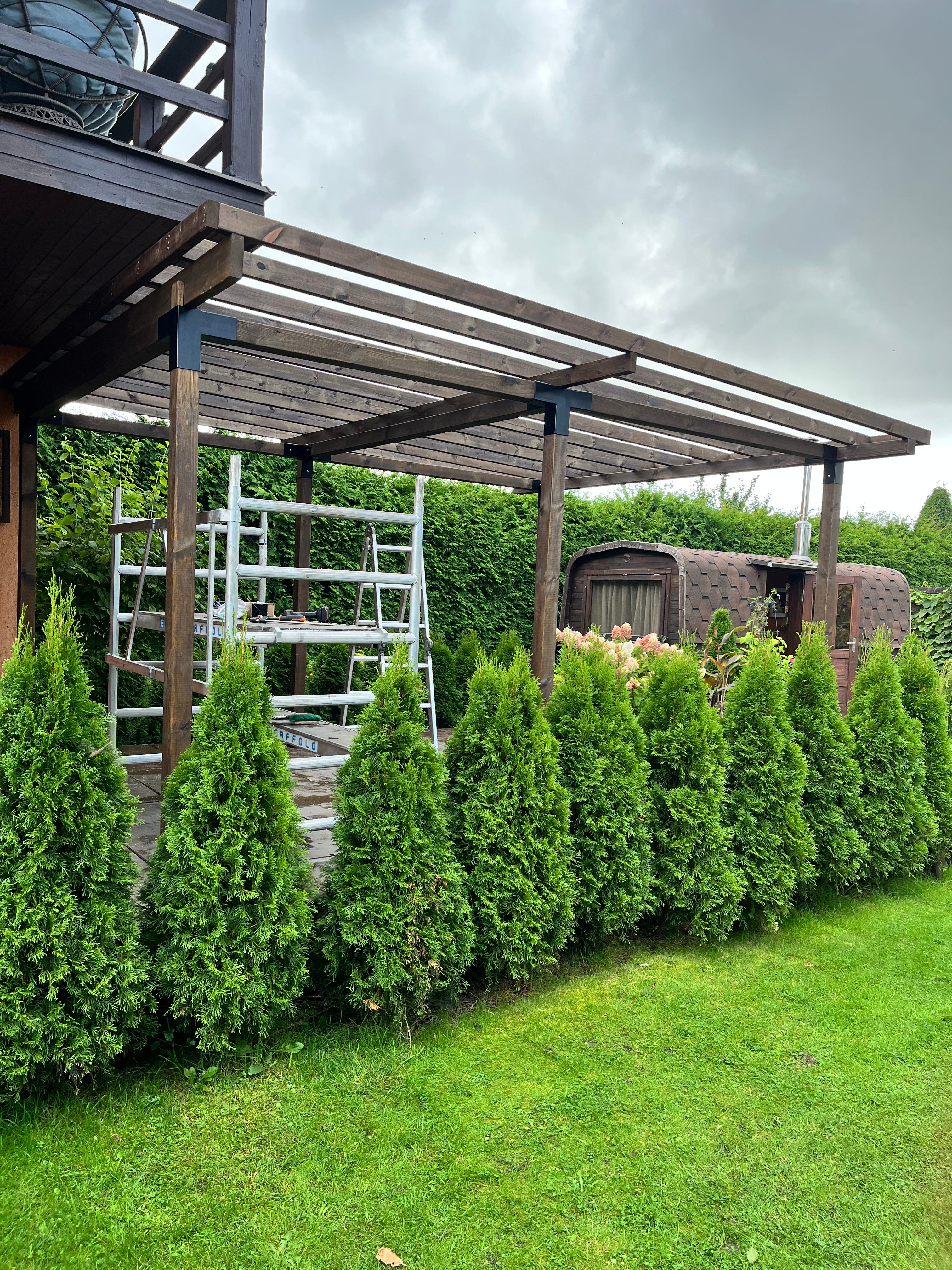 Modular canopy DIY,  7,4mx4m.