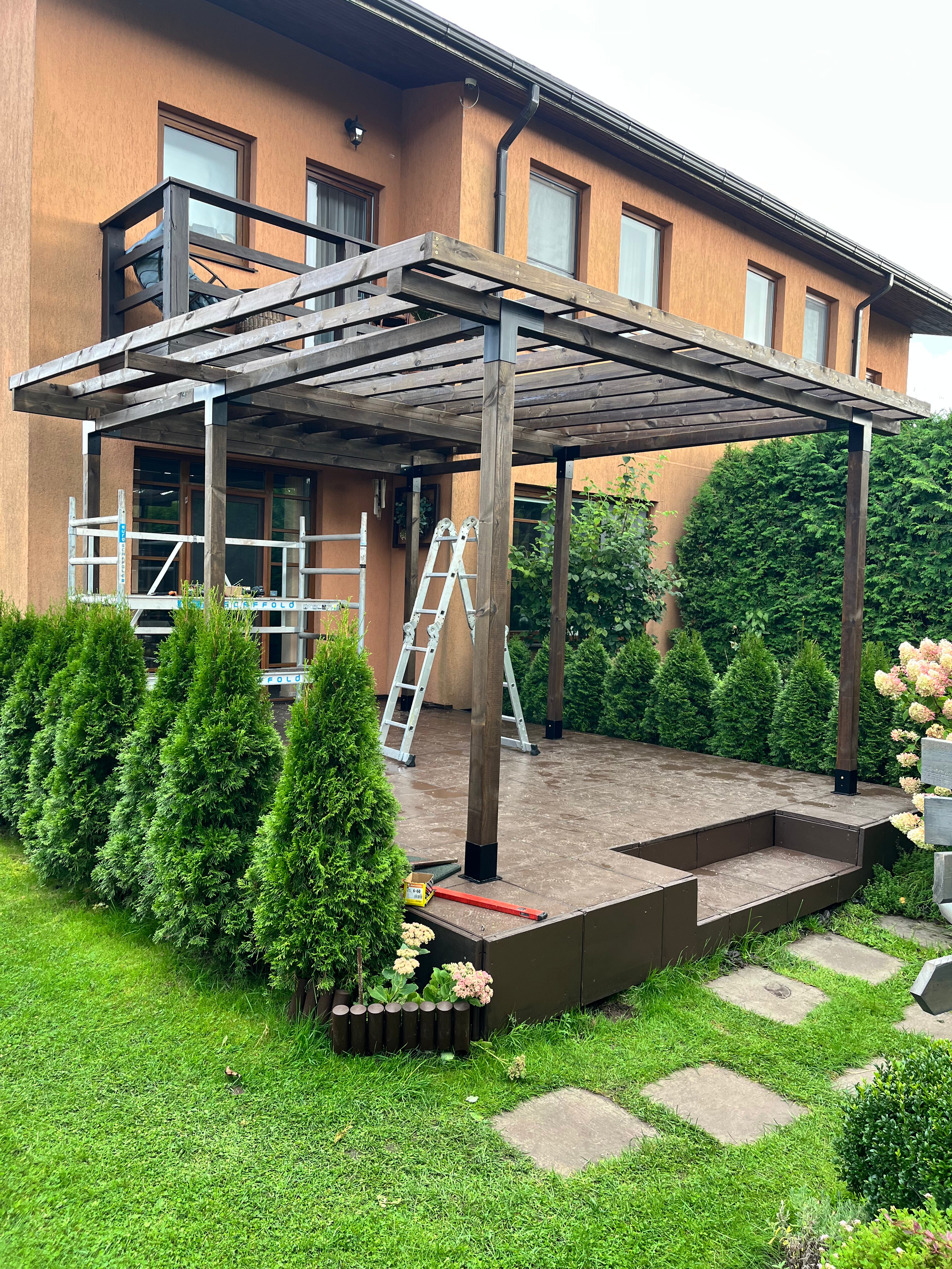 Modular canopy DIY,  7,4mx4m.