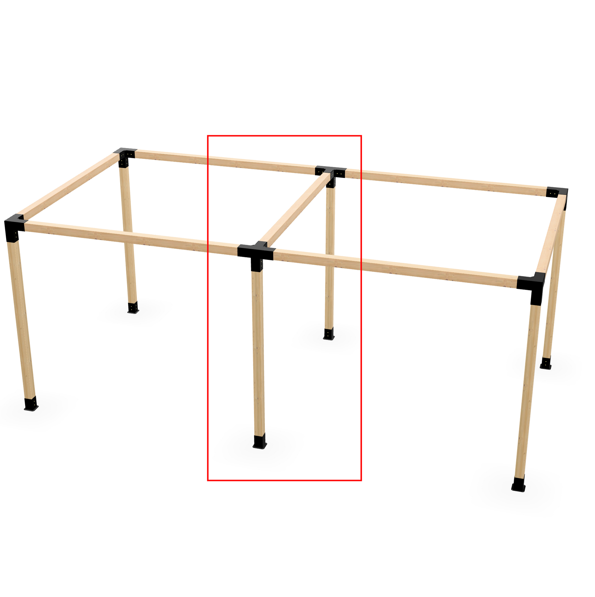 Pergola Extender Kit(95x95mm lumber).