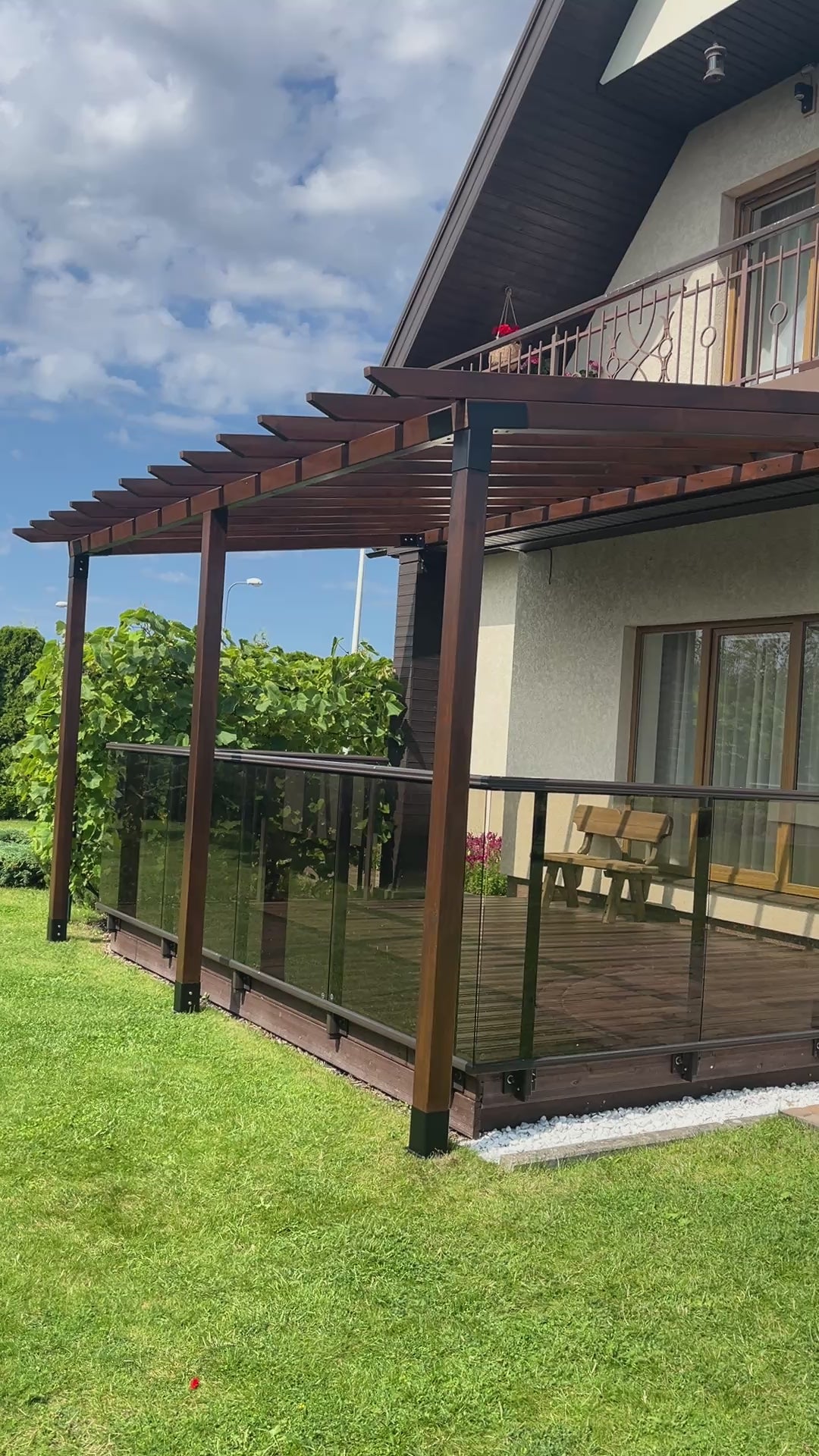 Modulāra "Saliec pats" Pergola, 4,5mx2,5m