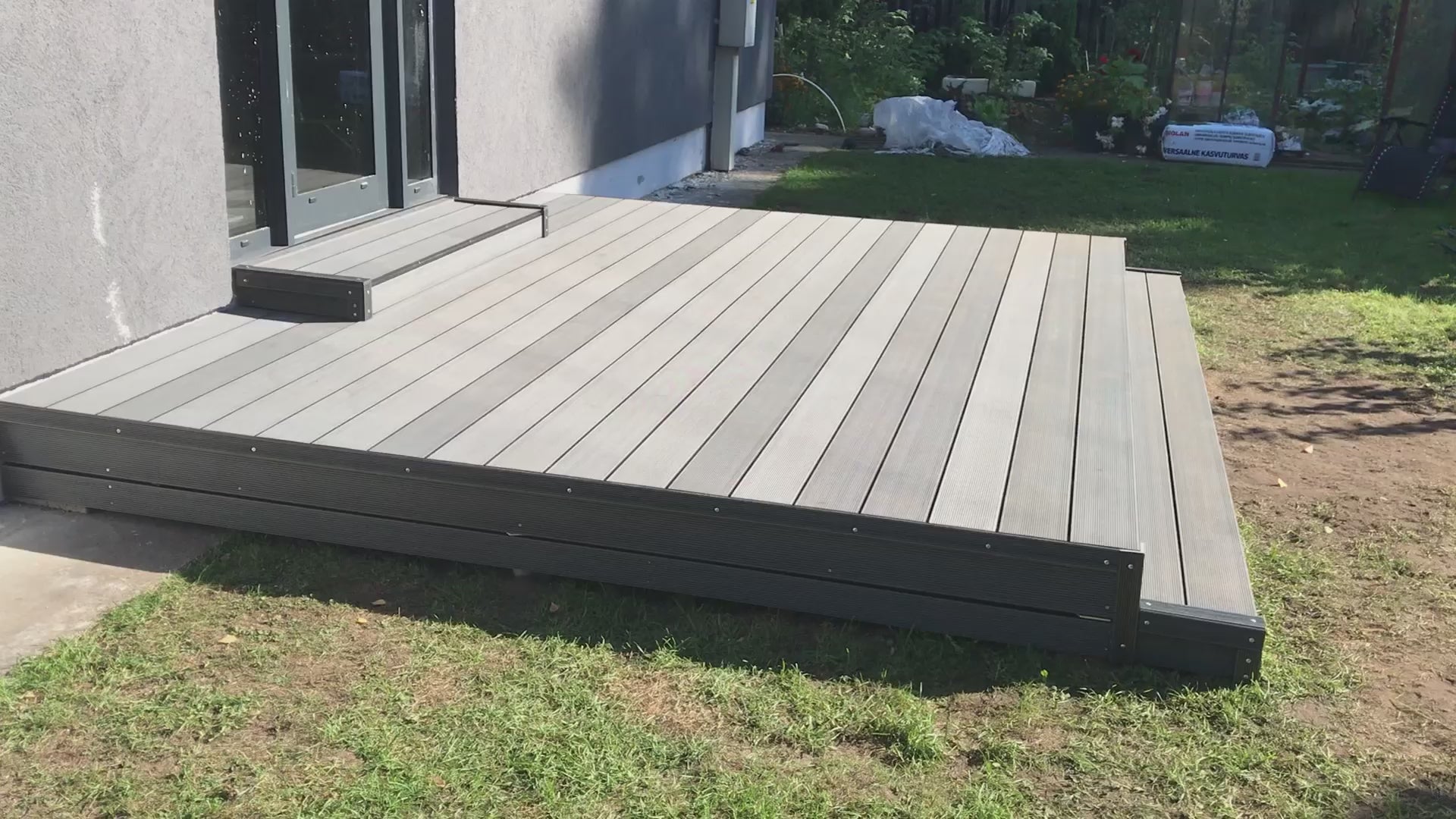 kompozita delu terase