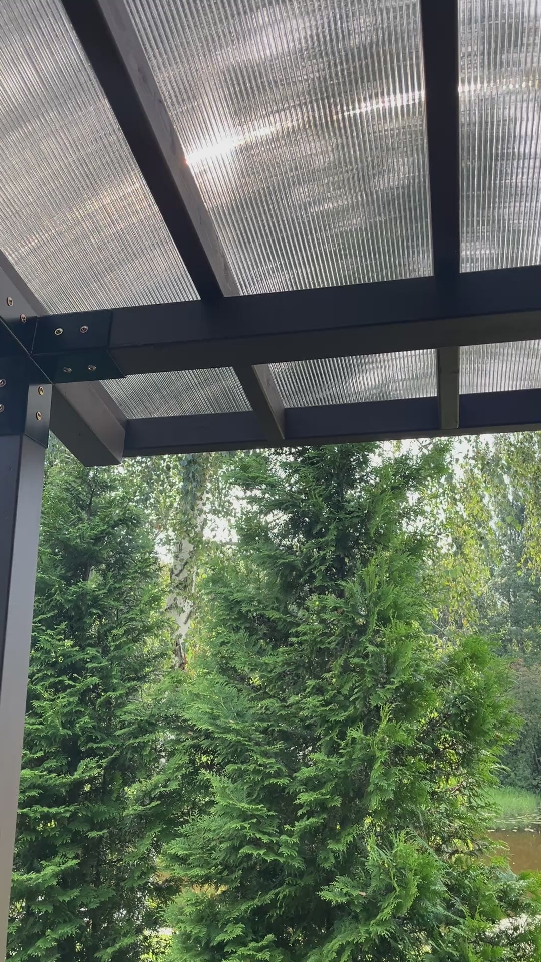 Modular  Wall mounted Canopy DIY,  7,5mx2,5m