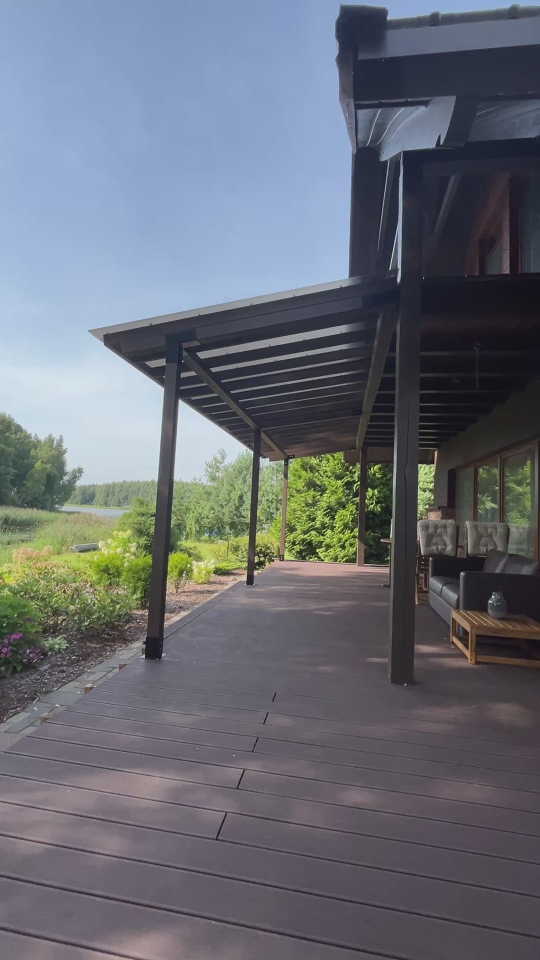 Modular  Wall mounted Canopy DIY,  7,5mx2,5m