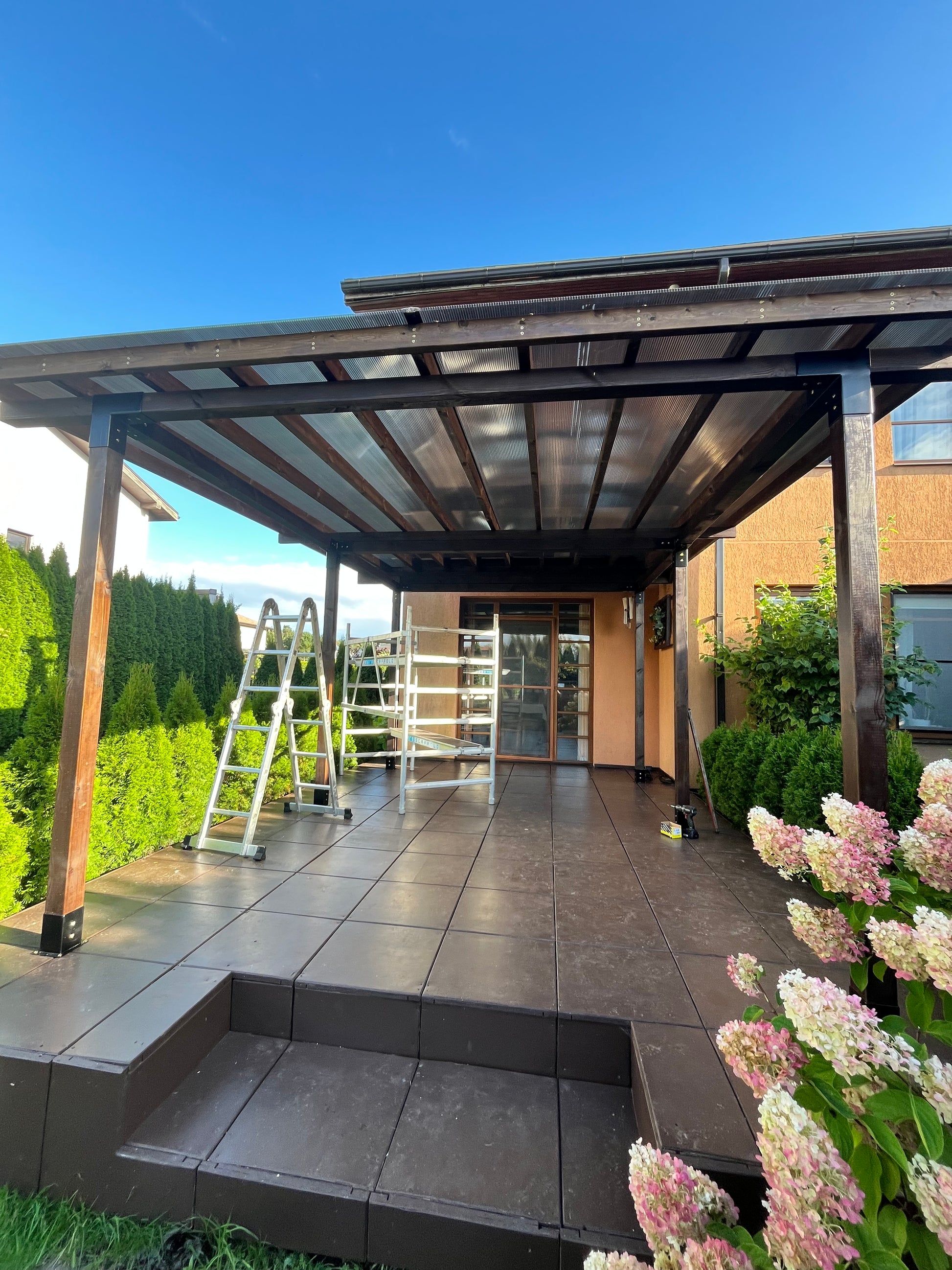 Modular canopy DIY,  7,4mx4m.