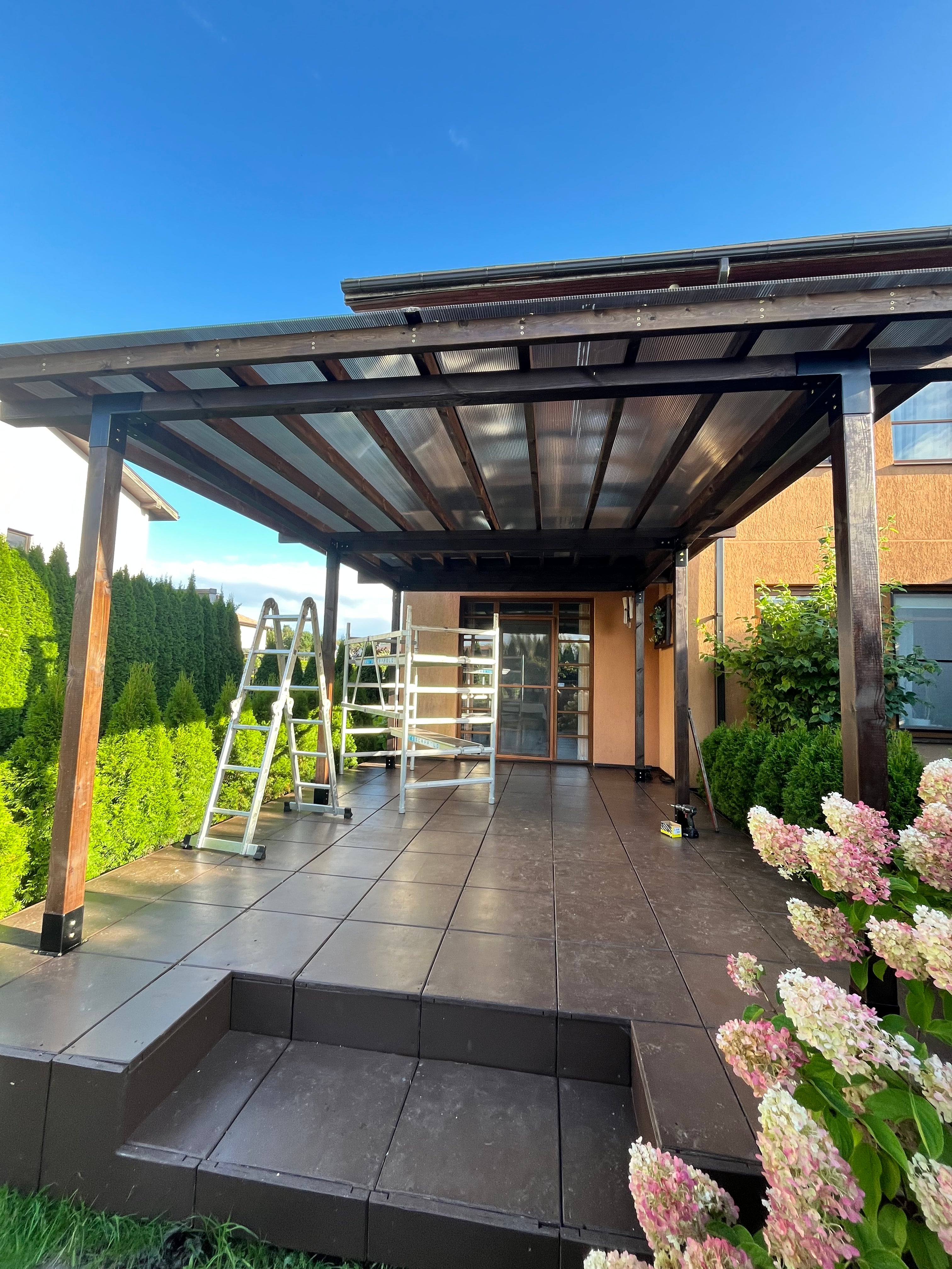 Modular canopy DIY,  7,4mx4m.