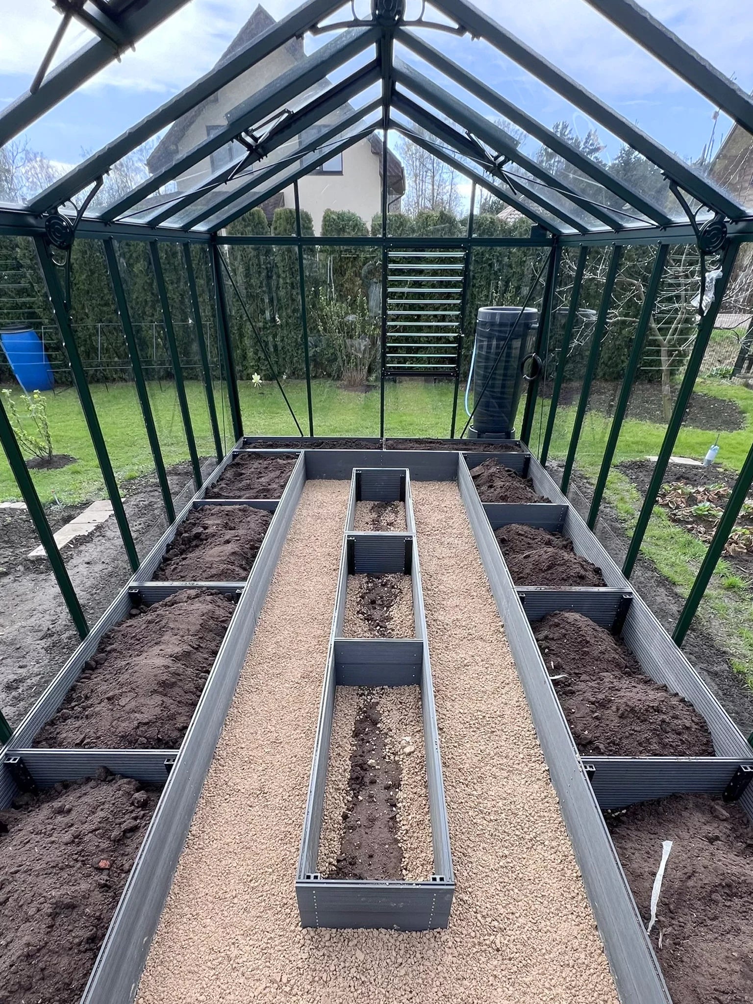 Greenhouse and Garden Raised Beds (Composite WPC).