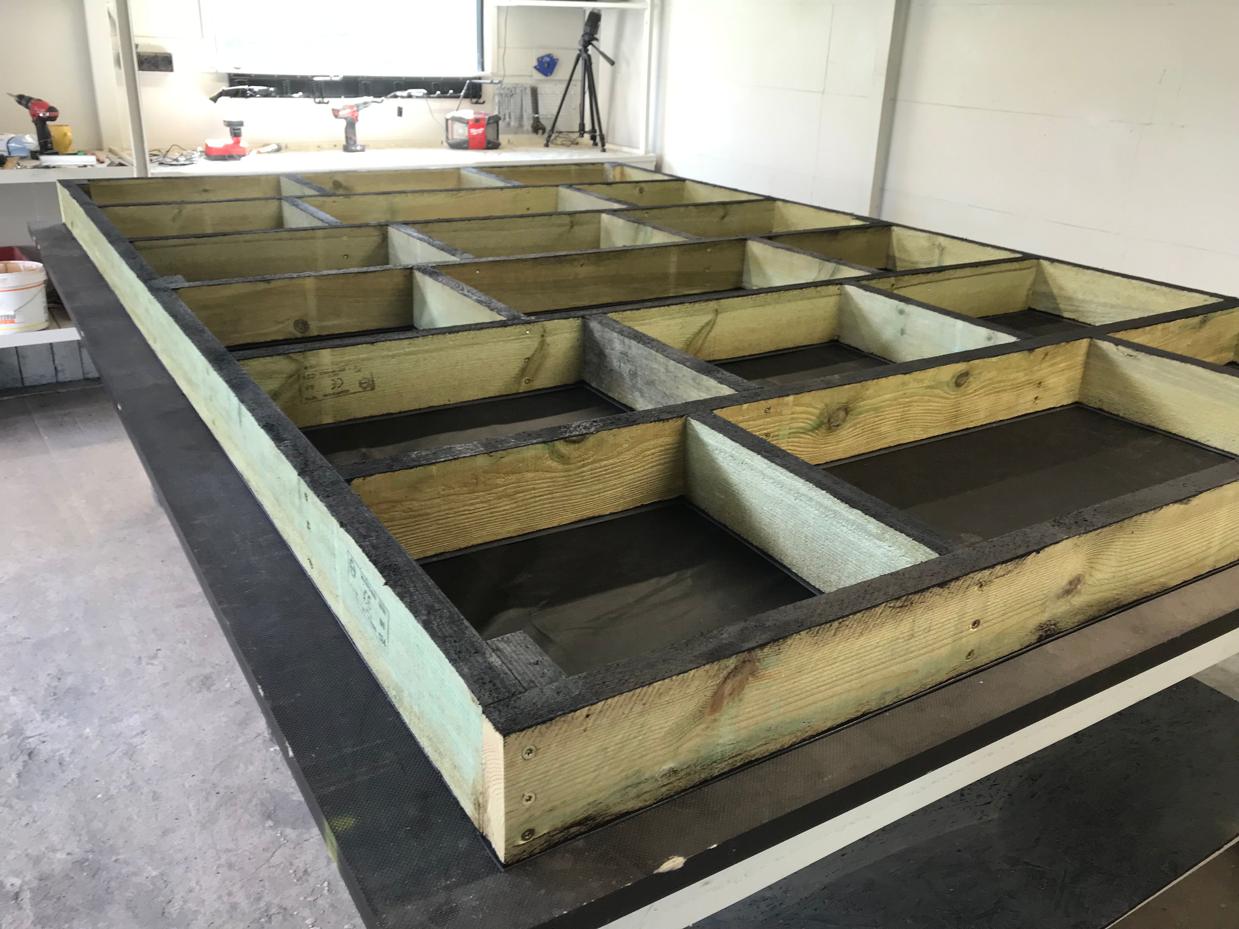 Wooden floor structure 