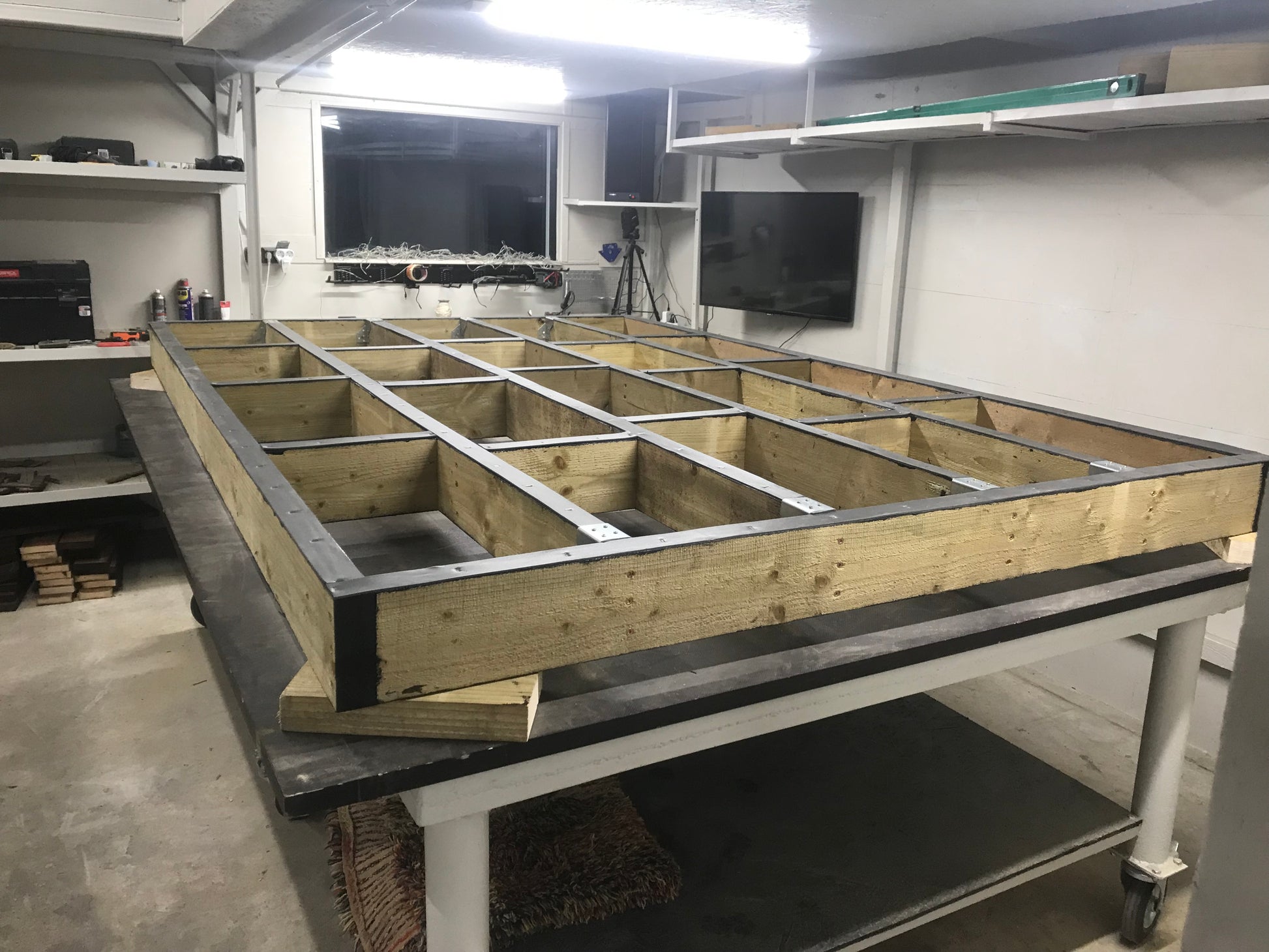 Wooden frame structure 